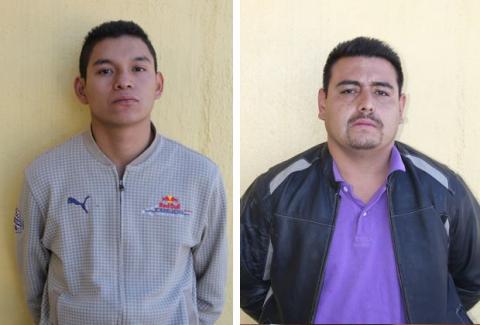 Detiene SSPE a dos sujetos que portaban cartuchos para arma de fuego