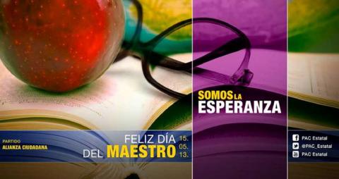 El PAC reconoce y felicita a los docentes comprometidos con su noble labor