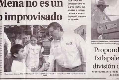 Empleados del gobierno de MGZ apoyan campañas del PRI