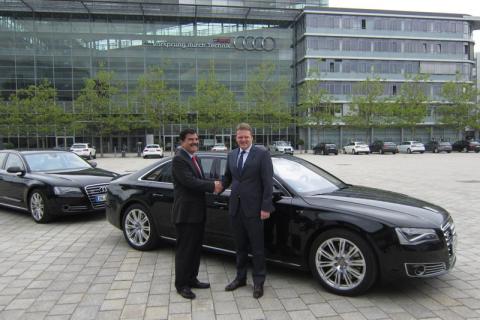 Se reúne MGZ con ejecutivos de AUDI en Alemania