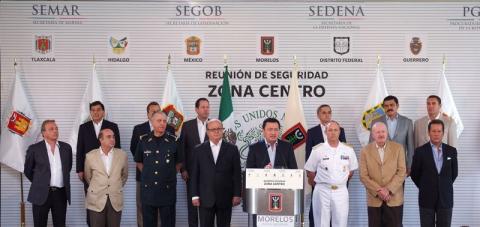 Pactan Segob y Estados operativos conjuntos en zona centro del país