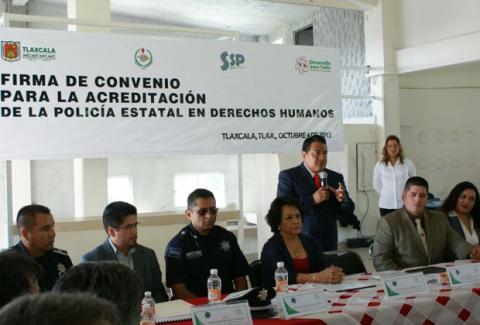 Acreditará CEDH a policías estatales en materia de derechos humanos