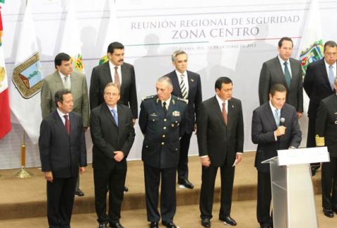 Participa Tlaxcala en reunión de seguridad de la zona centro del país