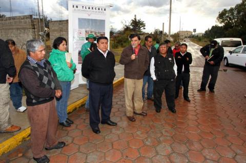 Obra pública en todo el territorio estatal, base para consolidar Tlaxcala: MGZ