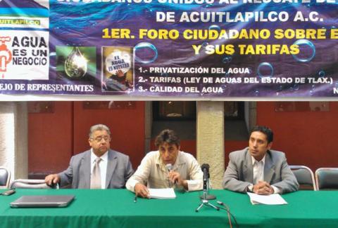 Impulsan activistas revisión a la Ley de Aguas de Tlaxcala