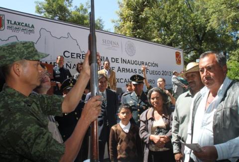 Inicia campaña de canje de armas de fuego voluntario