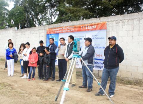 Inician construcción de barda perimetral en panteón “San Francisco” de Calpulalpan imagen 1