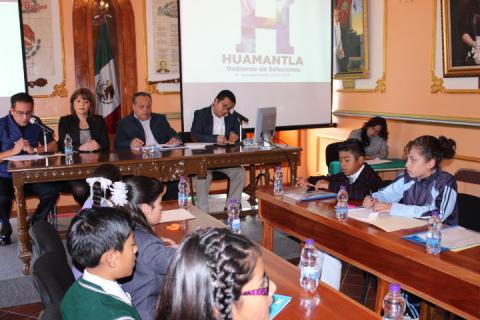 Toma protesta en Huamantla el primer Consejo de Seguridad Ciudadano infantil del estado imagen 2