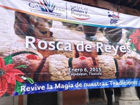 Comparte H. Ayuntamiento de Calpulalpan mega rosca de Reyes imagen 8