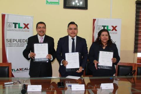 Tetla, Icatlax y CBTIS firman convenio de colaboración en beneficio de estudiantes imagen 1