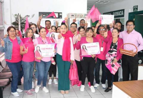 Ofrece Luz María Flores certeza laboral a trabajadores del SNTSS; habrá seguimiento personal a asuntos laborales