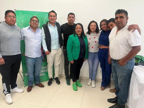 Llama Maribel León a autoridades electas del PVEM a cumplir compromisos y trabajar unidos con la ciudadanía