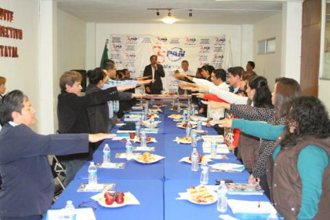 Toma Protesta Comisión Permanente del PAN y Ratifican a Secretarios
