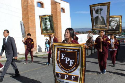 Tepetitla realiza desfile conmemorativo al Aniversario del Inicio de la Revolución Mexicana imagen 4