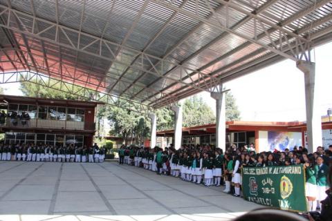Entrega alcalde Francisco Román Sánchez techumbre a secundaria imagen 3