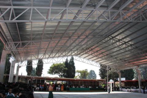 Entrega alcalde Francisco Román Sánchez techumbre a secundaria imagen 4