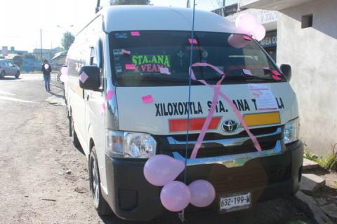 Utilizamos el transporte para sensibilizar a la mujer sobre el cáncer: Rosa Serrano imagen 1