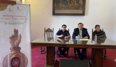 Todo listo para recibir las reliquias de San Judas; en Tlaxcala llegarán a la parroquia de San José