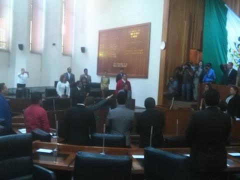 Toman protesta a Magistrada imagen 1