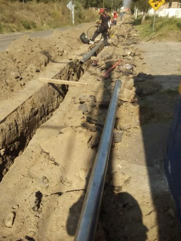 Avanza cambio de la red de agua potable en Tepeyanco imagen 3