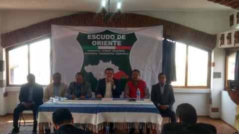 Se unen seis alcaldes del oriente contra la delincuencia