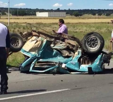 Fatal accidente deja dos muertos en la carretera Apizaco- Tlaxco imagen 1