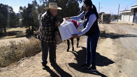 Entregan a ciudadanos de Tetla donación de insumos sanitarios por parte de la empresa kimberly Clark imagen 2