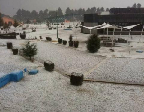 Intensa granizada azota el oriente del estado imagen 1