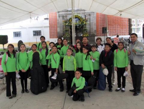 Engalana Orquesta Sinfónica Infantil feria de Tetlanohcan imagen 2