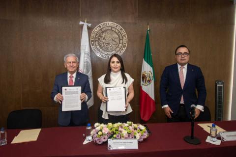 Suman esfuerzos Comisión Nacional Bancaria y TSJE para mejorar labor jurisdiccional imagen 4