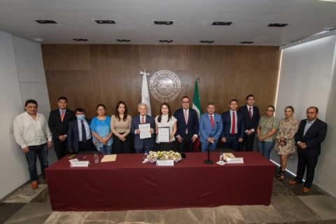 Suman esfuerzos Comisión Nacional Bancaria y TSJE para mejorar labor jurisdiccional imagen 5