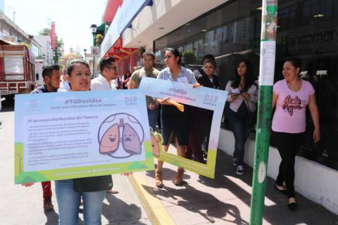 Conmemoran SEDIF y SMDIF de Chiautempan Día Mundial sin Tabaco imagen 3