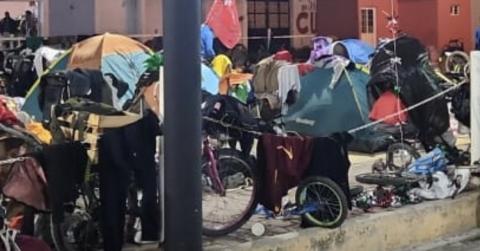 Al3rta en Natívitas por la presencia de 500 migrantes, dicen que van para la CDMX