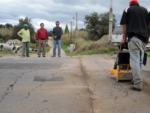 Colocan en Tetlanohcan alcantarilla para evitar inundaciones imagen 2