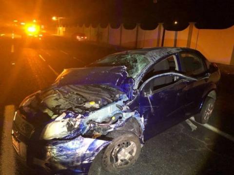 Mujer sale proyectada de su vehículo en la autopista Tlaxcala- San Martín imagen 2