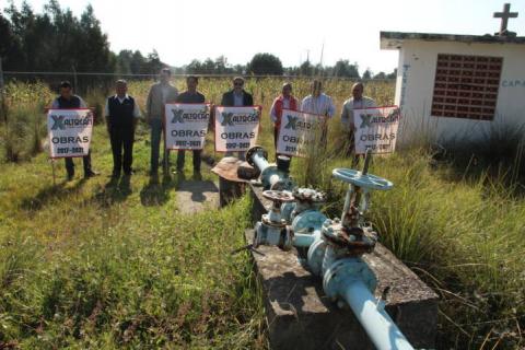 Alcalde rehabilita pozo de agua en San Simón que tenía más de 15 años sin funcionar