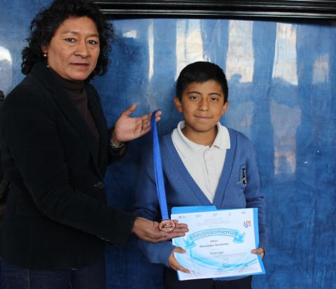 Obtiene Ulises Hernández Hernández reconocimiento por participación en Olimpiada de Matemáticas imagen 2