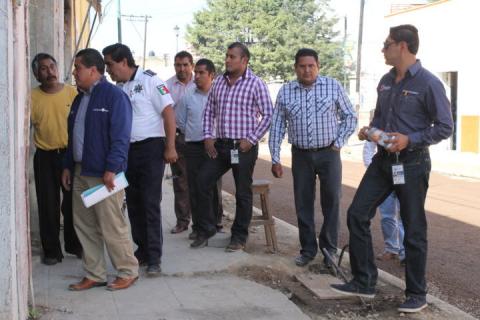 Supervisa Valentín Gutiérrez obras en la cabecera municipal imagen 1