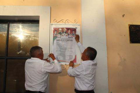 Alcalde encabezó fijación del Bando Solemne y dio inicio el mes patrio imagen 4
