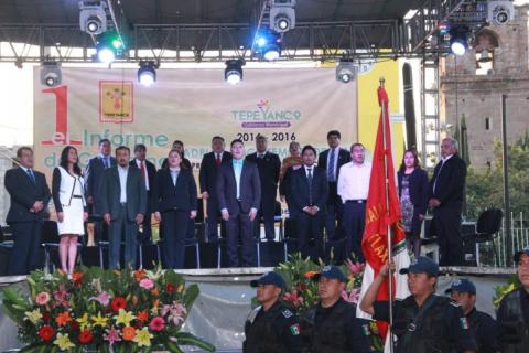 Rinde su primer informe de gobierno alcalde de Tepeyanco imagen 1