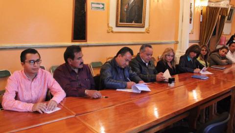 Ayuntamiento de Huamantla realiza firma de Convenio con el Sindicato 7 de Mayo imagen 3