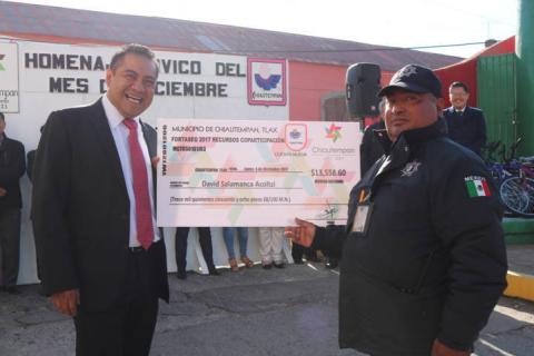 Entregan apoyos Fortaseg a Policías de Santa Ana Chiautempan imagen 6
