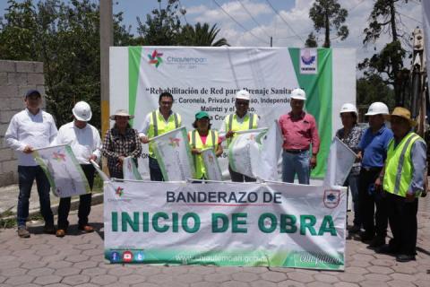 Inician obras de rehabilitación de drenaje en Chiautempan imagen 1
