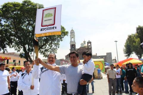 Recibe Fuego simbólico presidente municipal de Zacatelco imagen 7