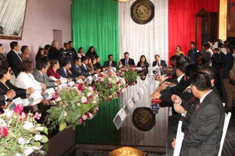 Calpulalpan reunió a los 3 poderes en el 145 aniversario de su anexión a Tlaxcala imagen 1