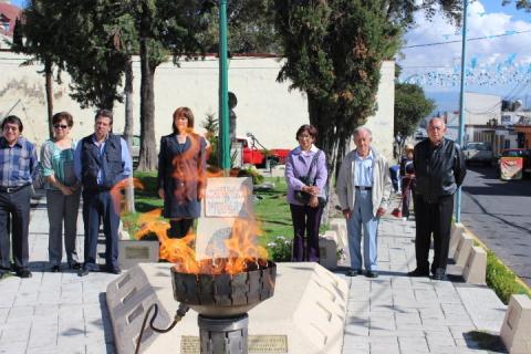 Ayuntamiento de Huamantla conmemora el 46 aniversario del paso del Fuego Olímpico de México 68´ por el municipio imagen 2