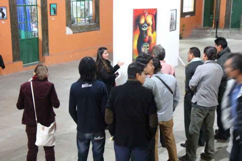 Exponen artistas visuales sus obras en la Casa de Piedra de Contla imagen 2