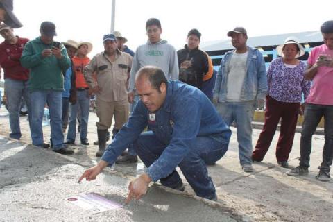 Sanabria Chávez colocó primera placa del programa “Faenas Comunitarias” imagen 1