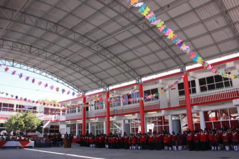 Primaria Benito Juárez de Tenexyecac se beneficia con techumbre imagen 2