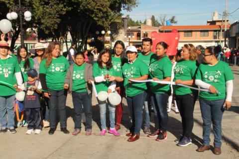 Con una caminata Xiloxoxtla se suma a la lucha contra el cáncer cervico uterino imagen 4